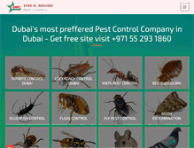 Tablet Screenshot of pestdubai.com